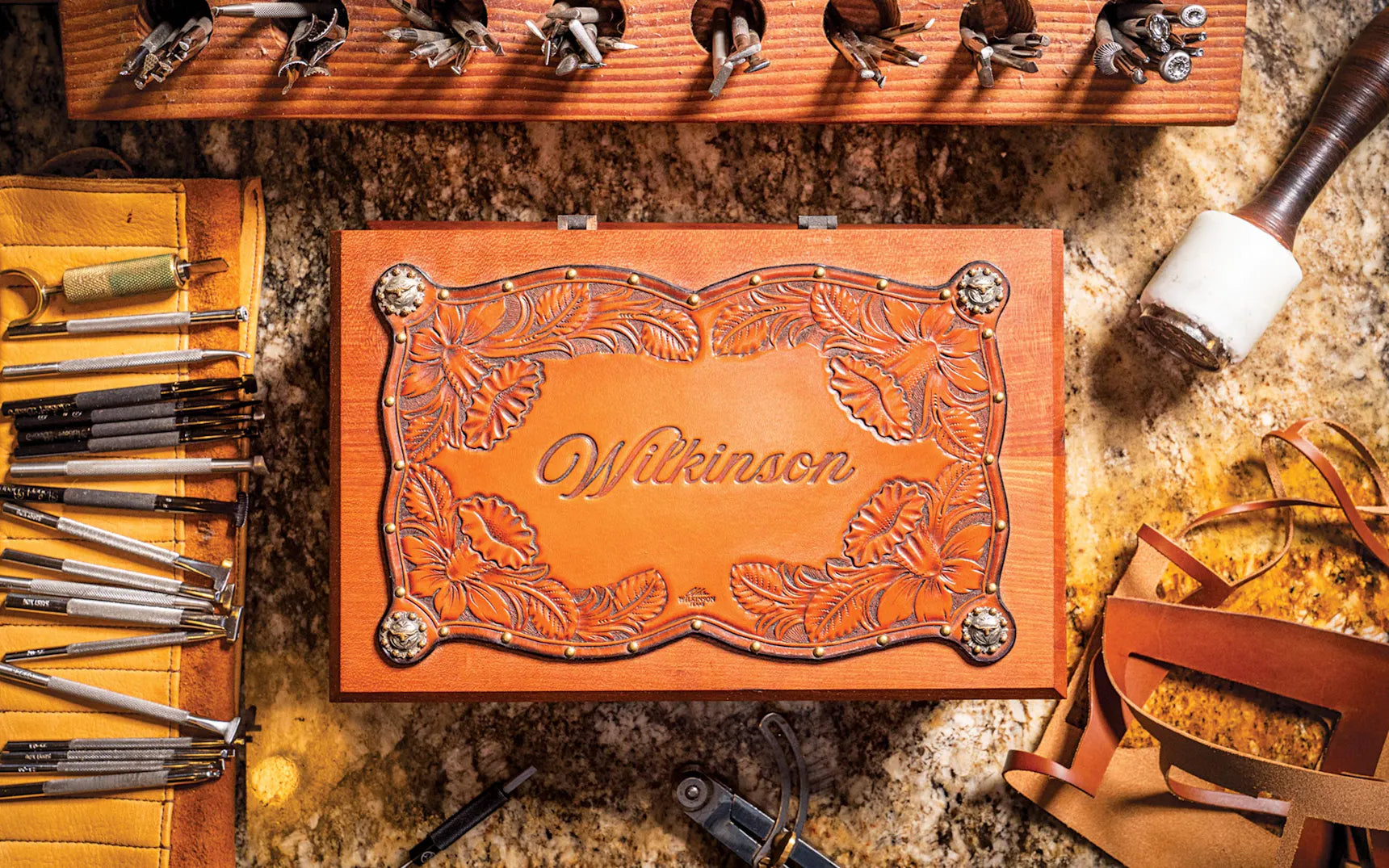 What Do Post Malone and President Bush Have in Common? A Denton Leather Craftsman.