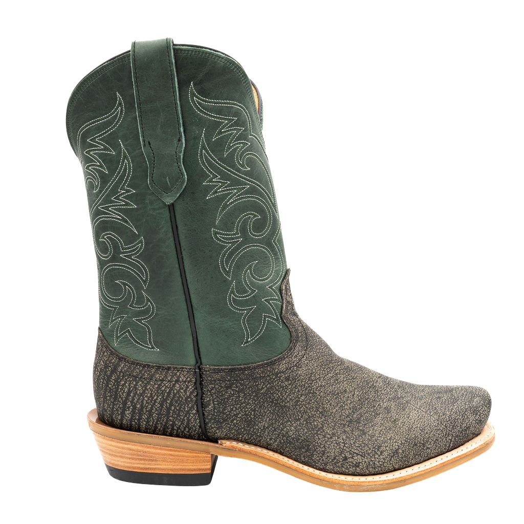 Grey Cape Buffalo w/Green Mexkite Style No. 00101968