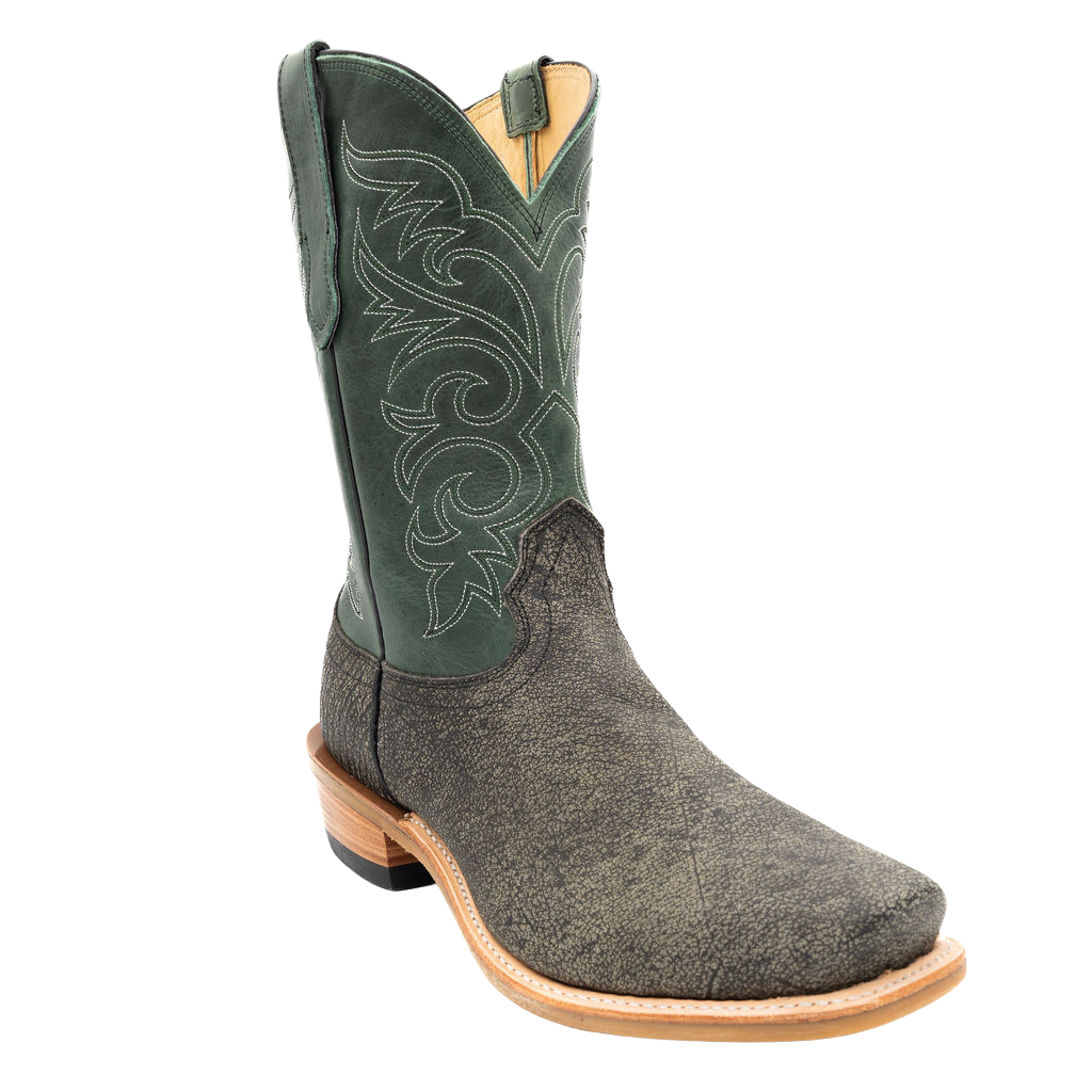 Grey Cape Buffalo w/Green Mexkite Style No. 00101968