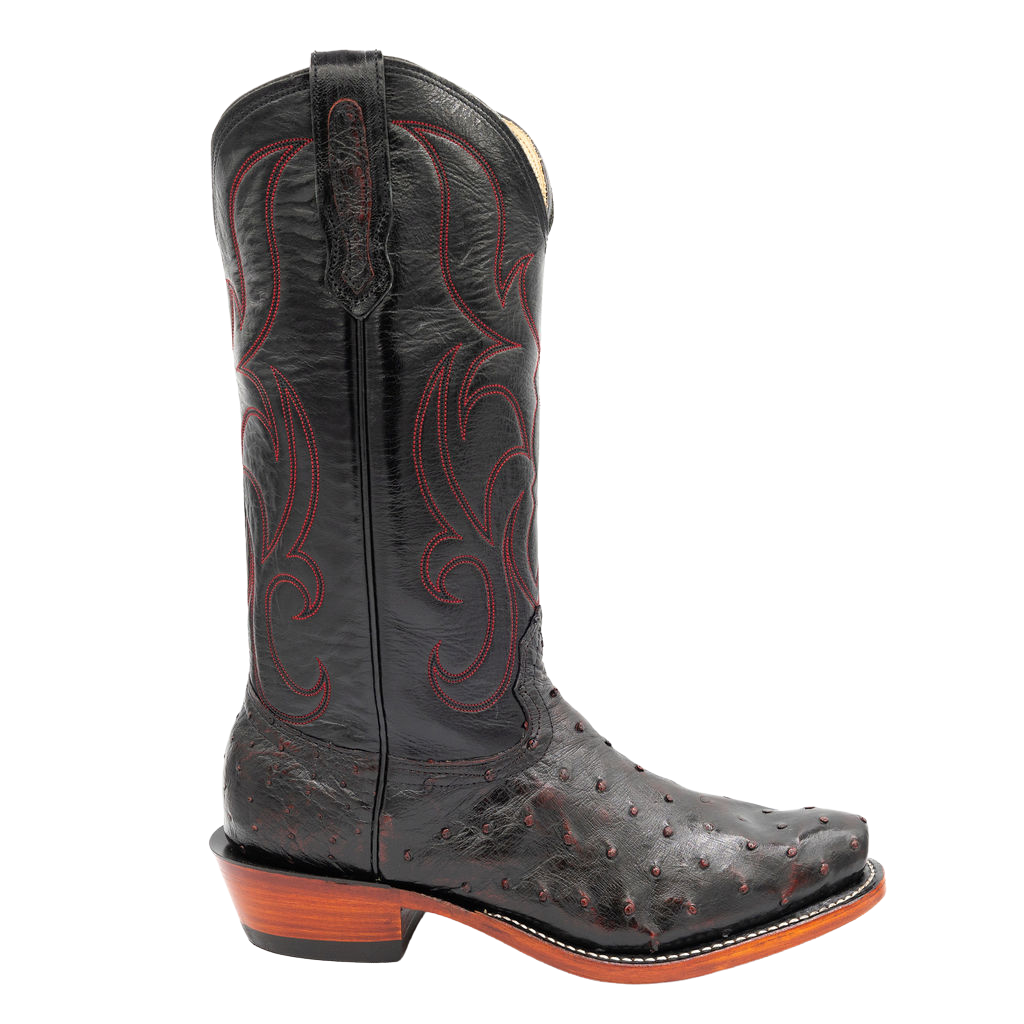 FQ Black Cherry Ostrich w/Black Style No. 00101766