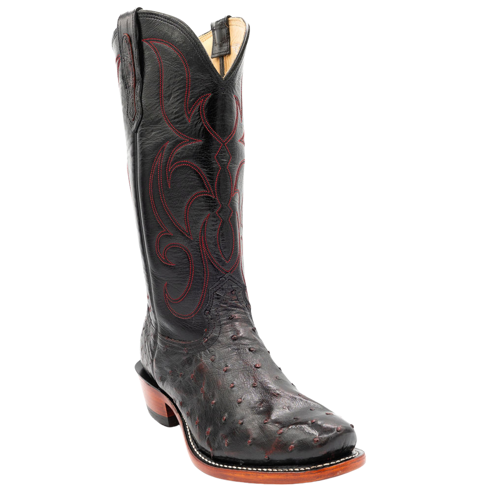 FQ Black Cherry Ostrich w/Black Style No. 00101766