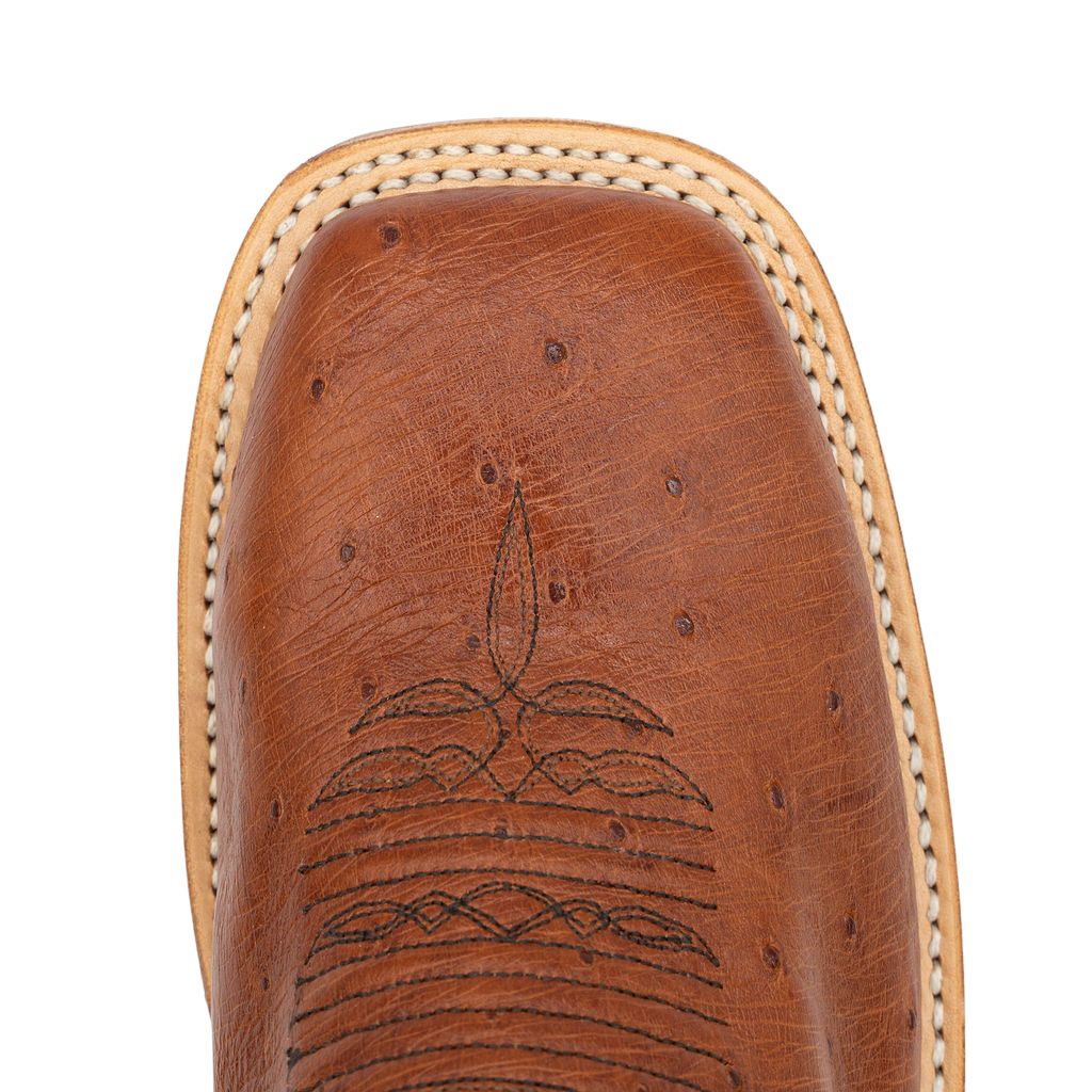 SMOOTH COGNAC OSTRICH
