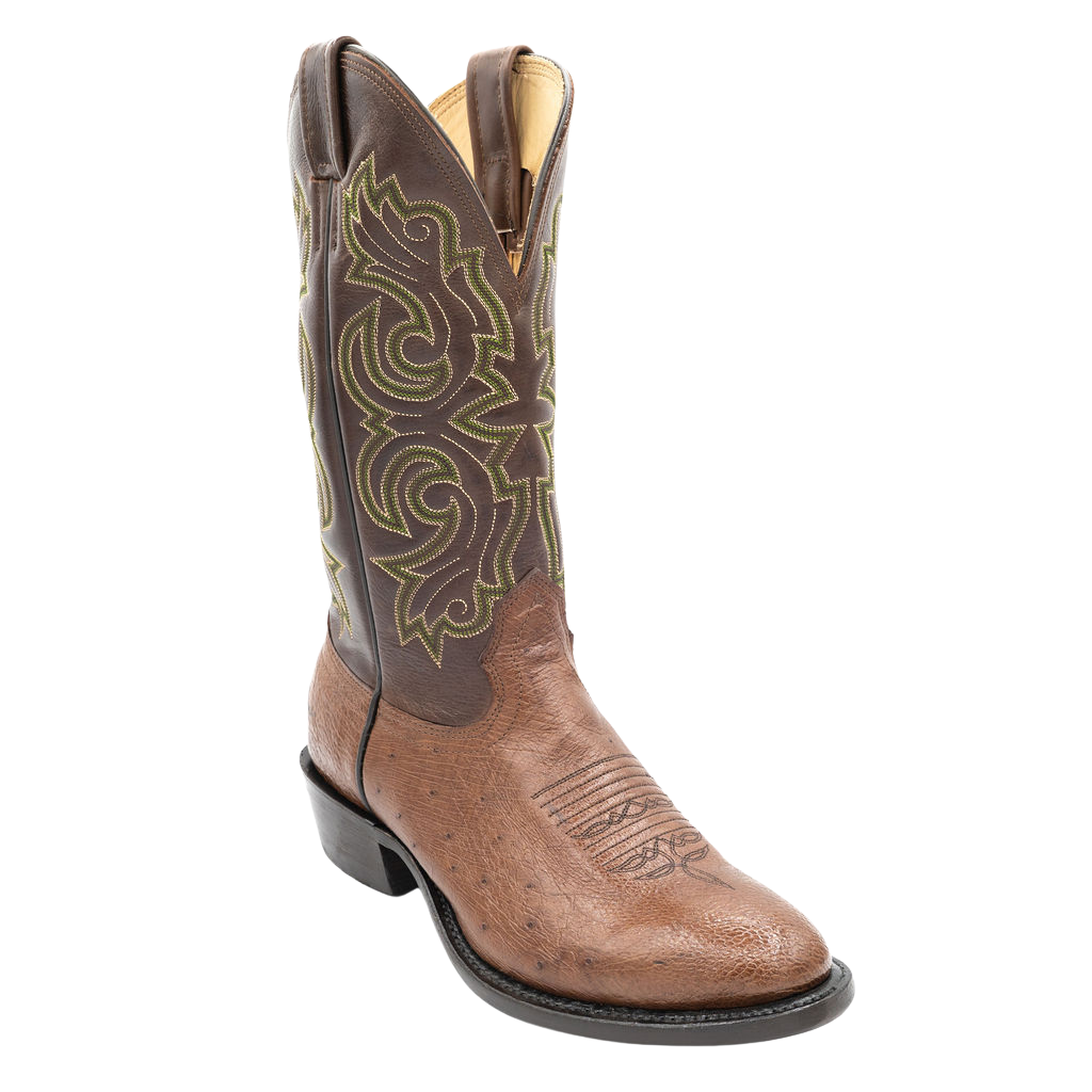 Smooth KT Ostrich w/Nicotine Style No. 00101965