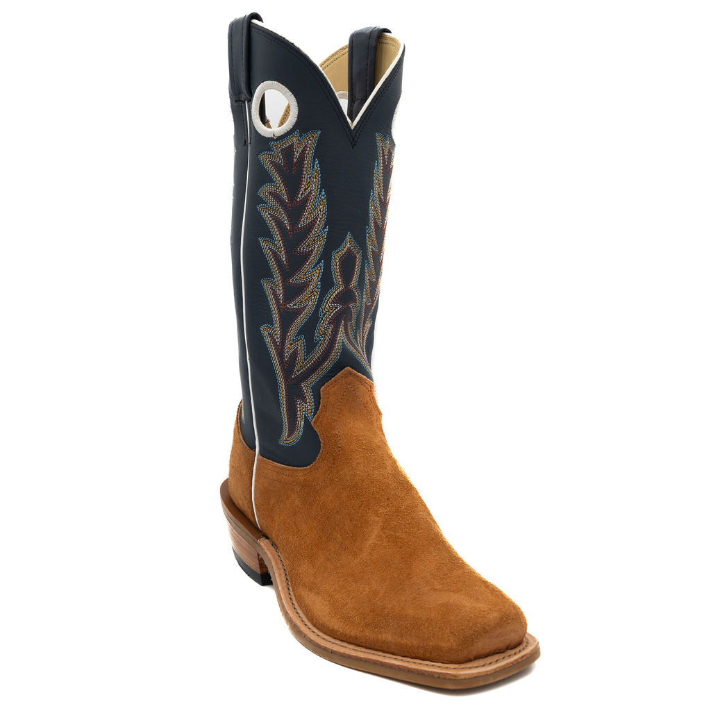 Cognac Floater Roughout w/ Blue Bios