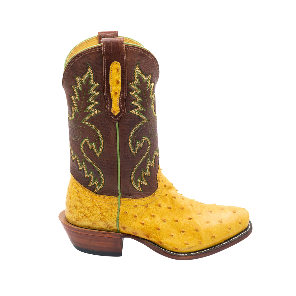 BUTTERCUP BRUCIATO FULL QUILL OSTRICH