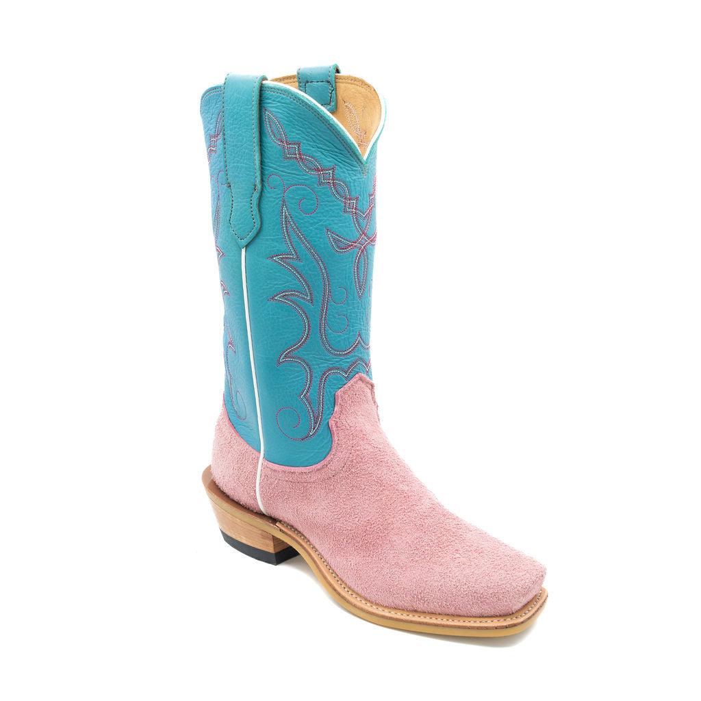 Pink Roughout w/ Turquoise Style No. 00101685