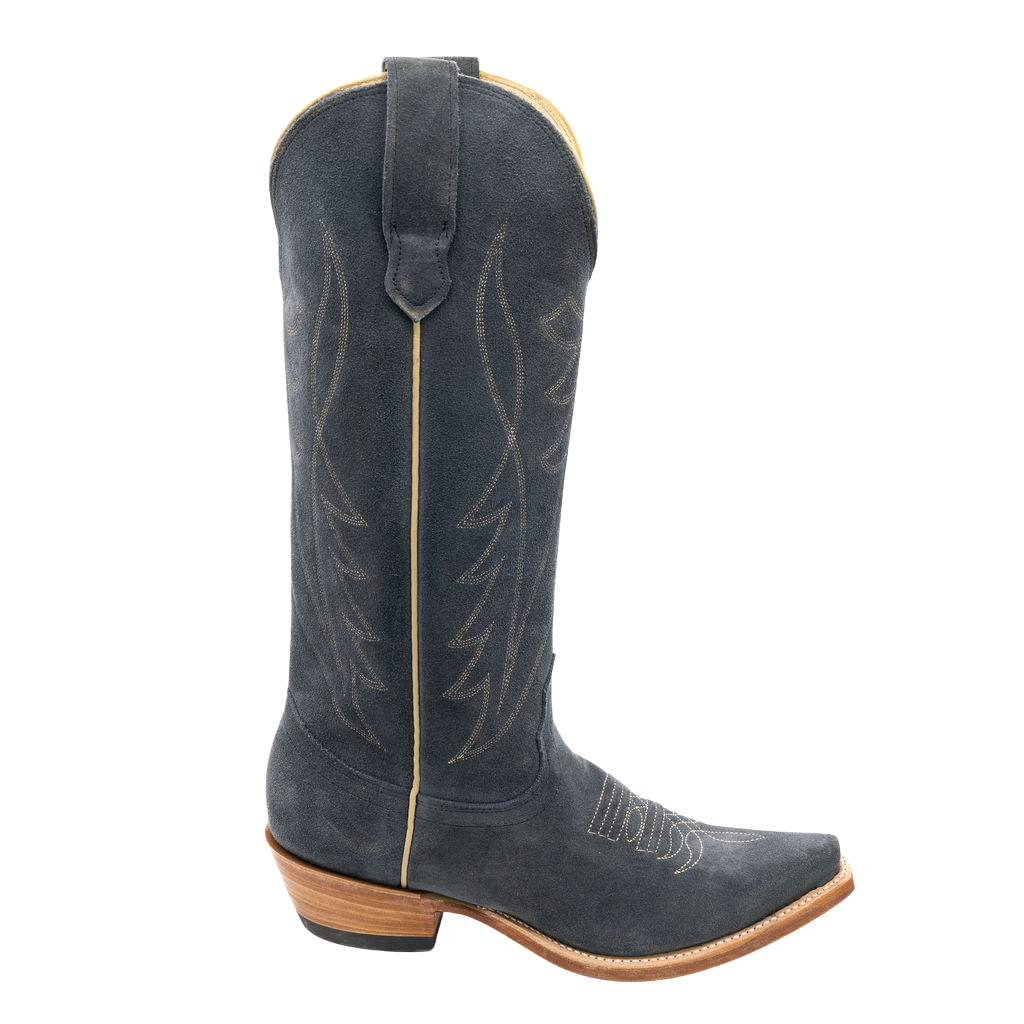 Ladies Navy Suede All-Over Style No. 00101652