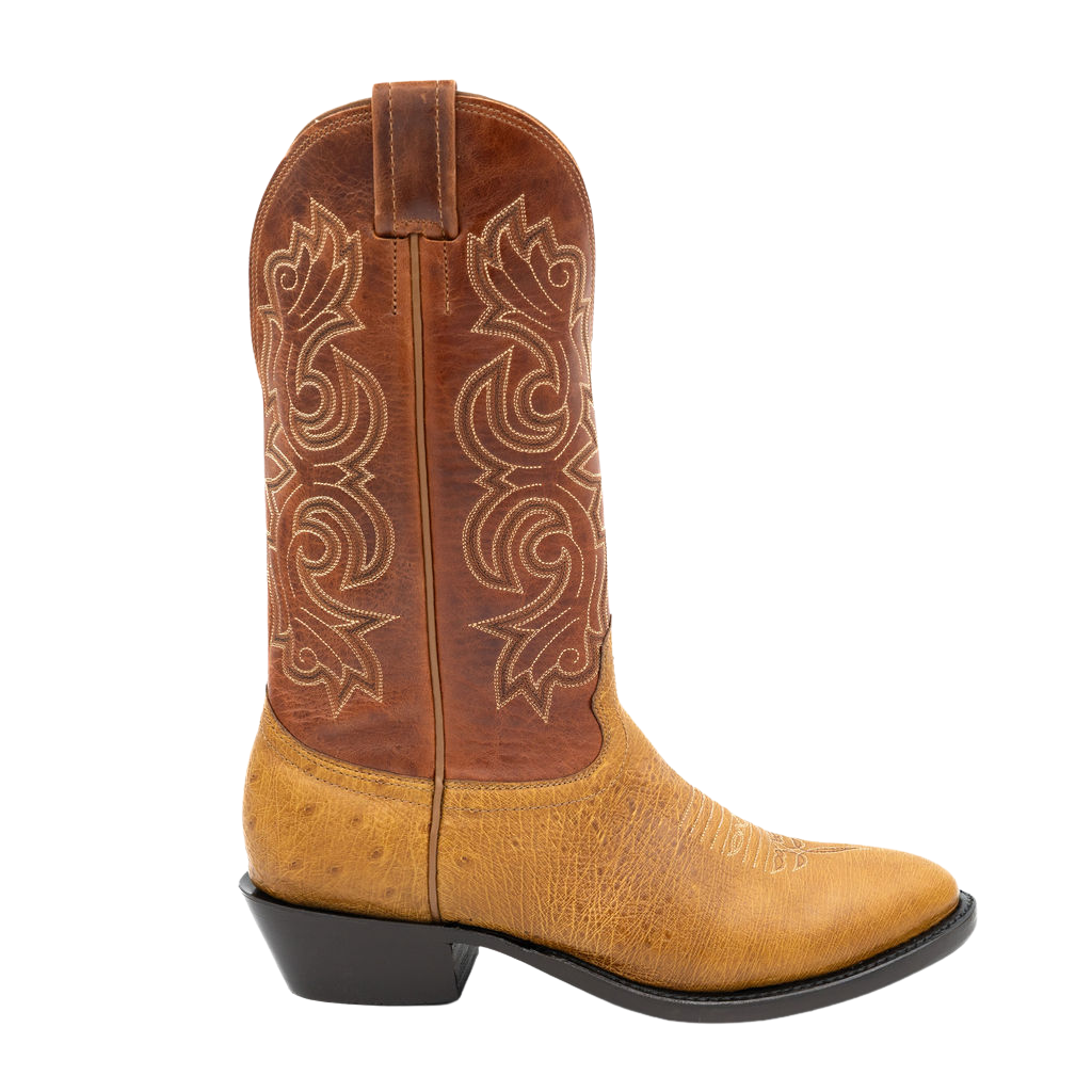 SM Saddle Tan Ostrich w/Cognac Style No. 00101963