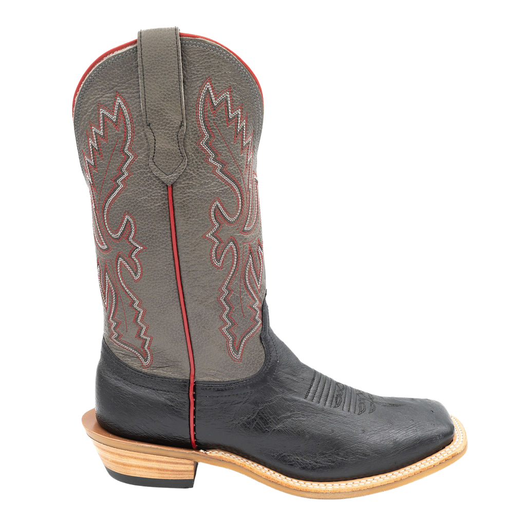 SM Black Ostrich w/Grey Style No. 00101986