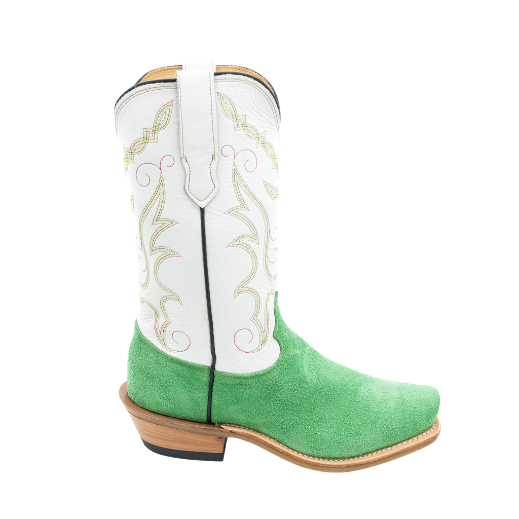 Italian Green Roughout w/White Style No. 00101689