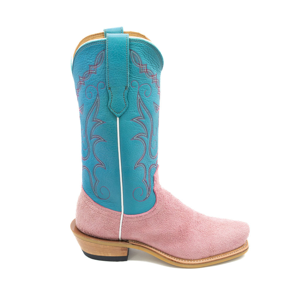 Pink Roughout w/ Turquoise Style No. 00101685