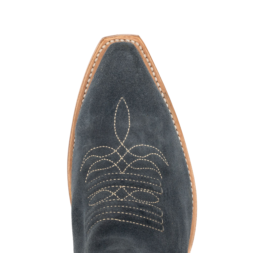 Ladies Navy Suede All-Over Style No. 00101652