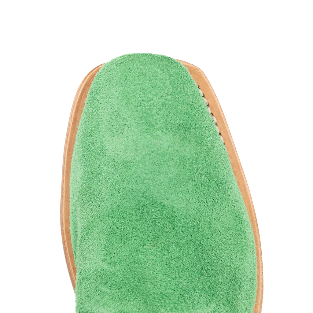 Italian Green Roughout w/White Style No. 00101689