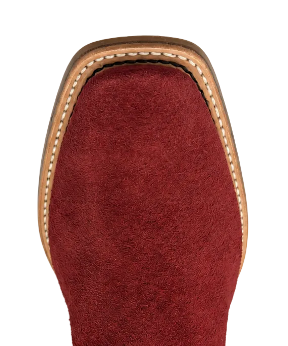 CHICO - BURGUNDY ROUGHOUT