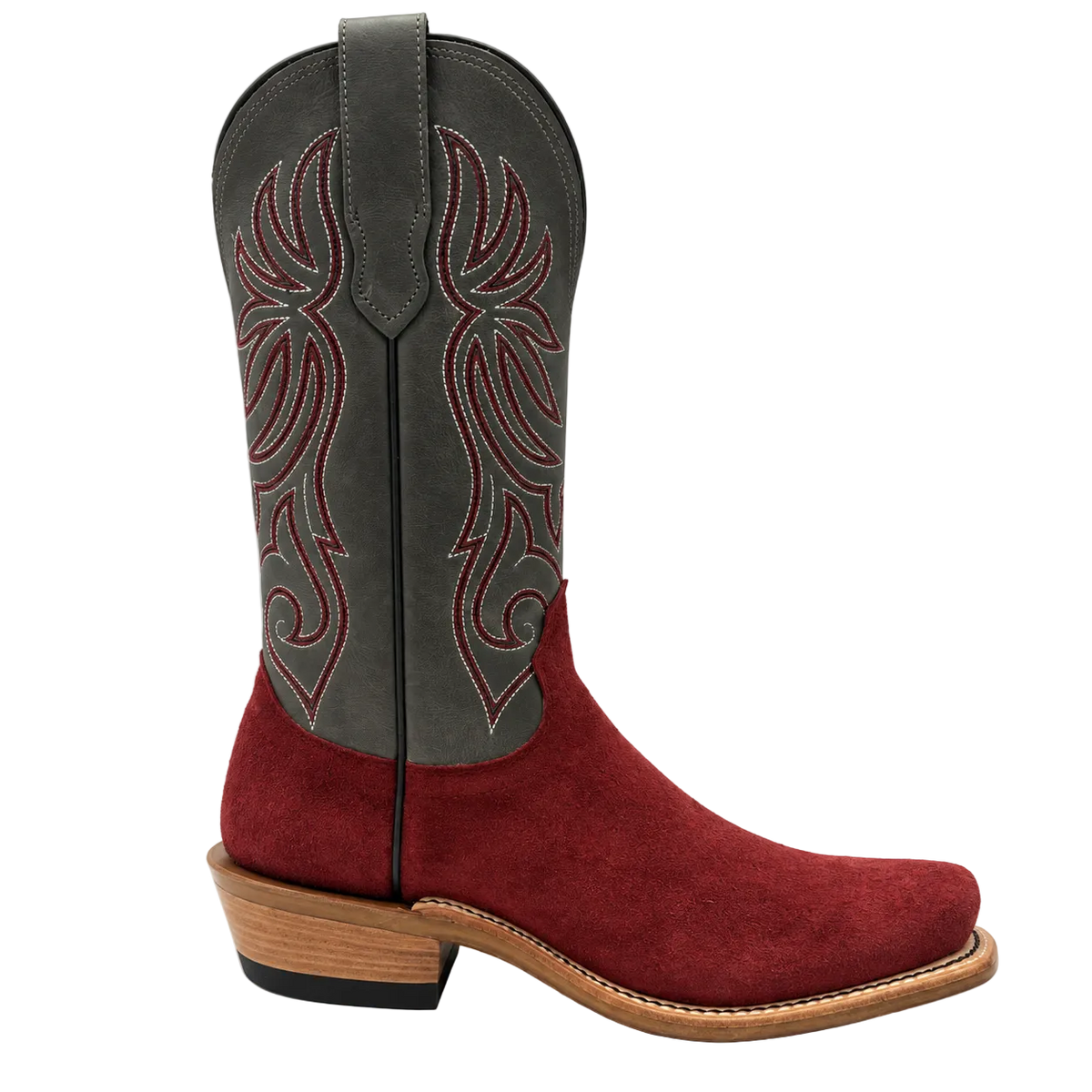 CHICO - BURGUNDY ROUGHOUT - WOMENS